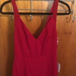 Lulus red formal dress